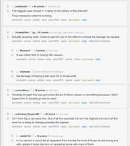 Fans on the streamer subreddit reacting to the clip (Image via r/LivestreamFail)